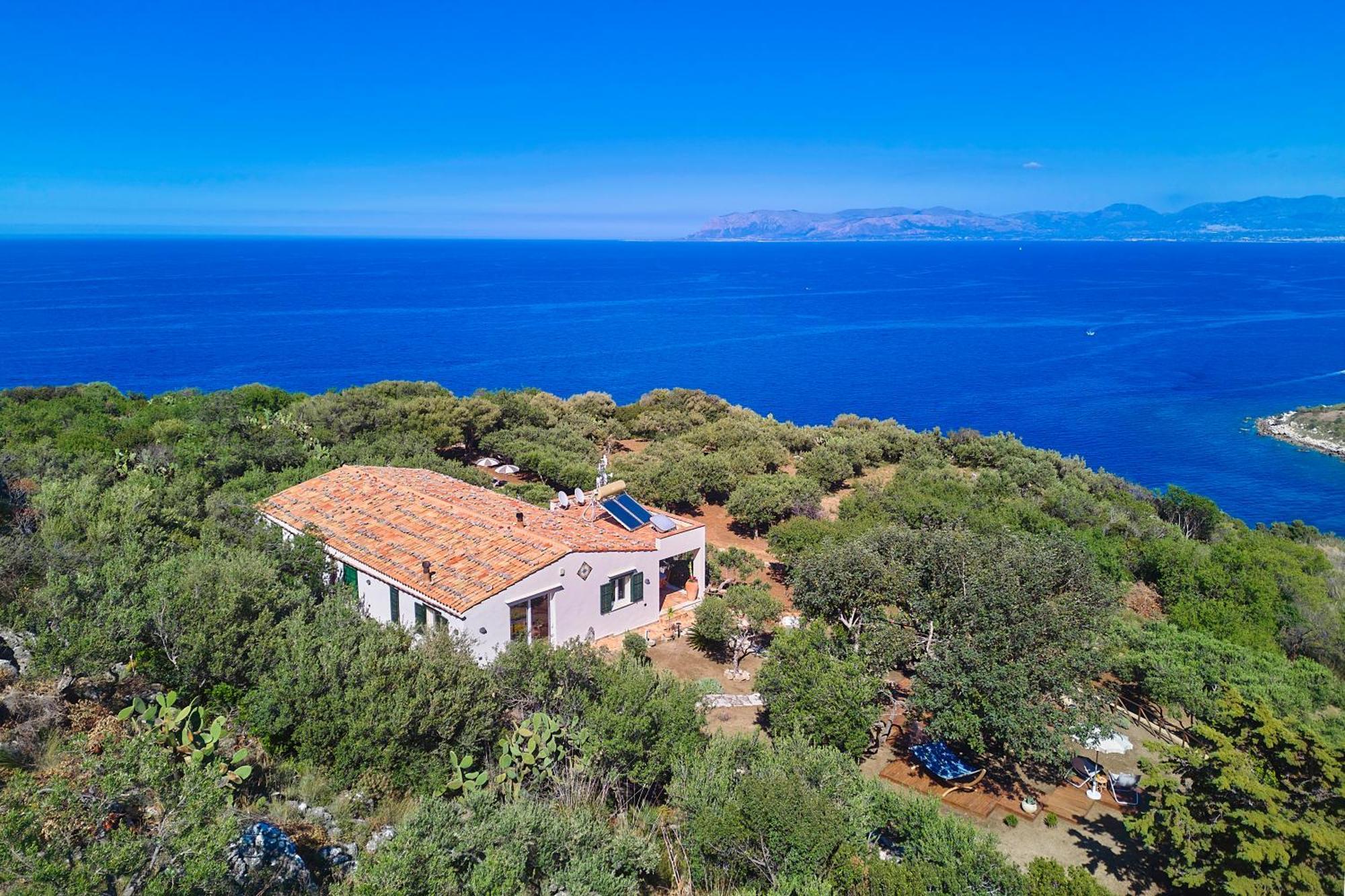 Villa Lo Zingaro - Scopello-Villas Скопелло Экстерьер фото